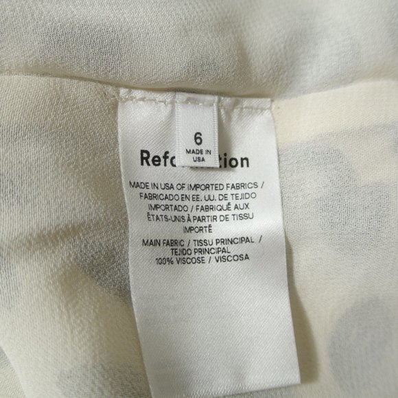 NWT Reformation Archie Dress in Twist Size 6 #744